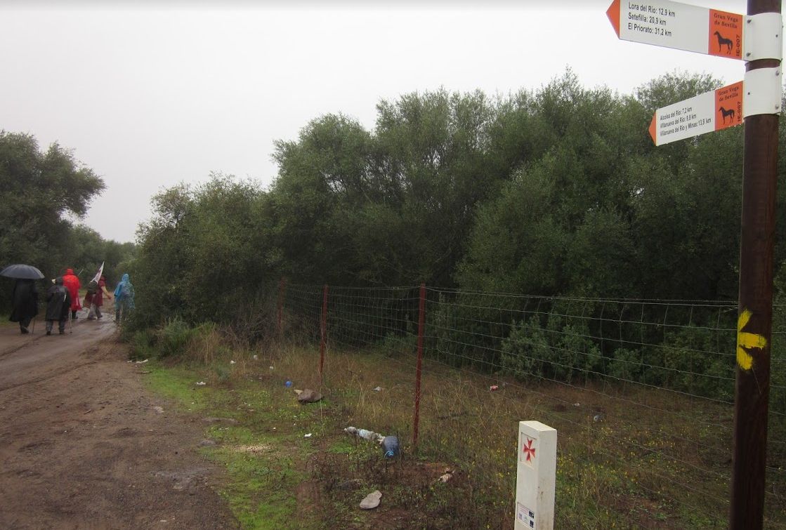 Salida Lora - Villanueva del Rio (Camino de la Frontera) 04-02-2017